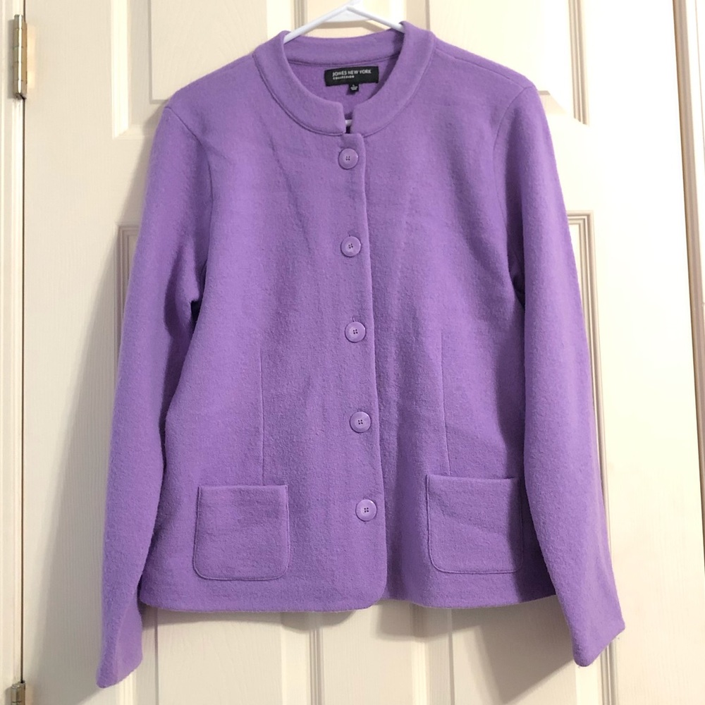 Jones New York Collection Ladies Purple Sweater